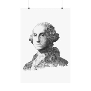 GEORGE WASHINGTON BLACK & WHITE POSTER GEORGE WASHINGTON BLACK & WHITE POSTER