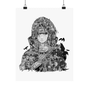 ITACHI BLACK & WHITE POSTER ITACHI BLACK & WHITE POSTER