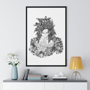 GOKU SSJ4 BLACK & WHITE FRAMED POSTER GOKU SSJ4 BLACK & WHITE FRAMED POSTER