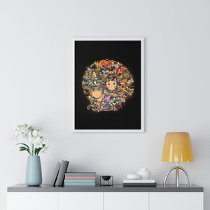 GRAVE OF THE FIREFLIES COLOR FRAMED POSTER GRAVE OF THE FIREFLIES COLOR FRAMED POSTER
