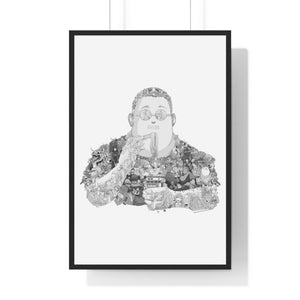 SAKAMOTO BLACK & WHITE FRAMED POSTER SAKAMOTO BLACK & WHITE FRAMED POSTER