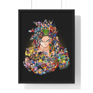 GOKU SSJ4 COLOR FRAMED POSTER GOKU SSJ4 COLOR FRAMED POSTER