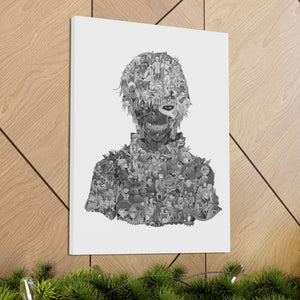 KEN KANEKI BLACK & WHITE CANVAS KEN KANEKI BLACK & WHITE CANVAS