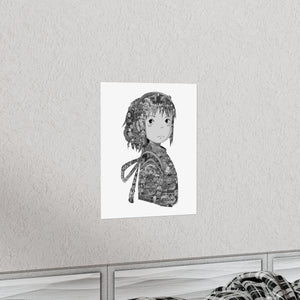 CHIHIRO BLACK & WHITE POSTER CHIHIRO BLACK & WHITE POSTER