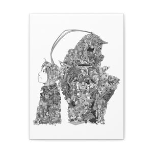 EDWARD ALPHONSE BLACK & WHITE CANVAS EDWARD ALPHONSE BLACK & WHITE CANVAS