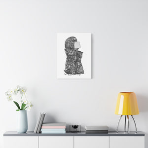 ITACHI (RAIN) BLACK & WHITE CANVAS ITACHI (RAIN) BLACK & WHITE CANVAS