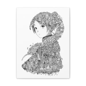 FRIEREN BLACK & WHITE CANVAS FRIEREN BLACK & WHITE CANVAS