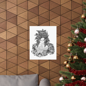 GOKU SSJ4 BLACK & WHITE POSTER GOKU SSJ4 BLACK & WHITE POSTER