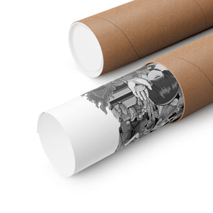 YUSUKE BLACK & WHITE POSTER YUSUKE BLACK & WHITE POSTER