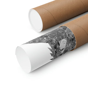 MADARA BLACK & WHITE POSTER MADARA BLACK & WHITE POSTER