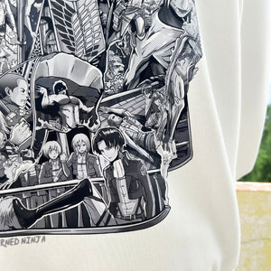 LEVI BLACK & WHITE HOODIE (Ship from Viet Nam) LEVI BLACK & WHITE HOODIE (Ship from Viet Nam)