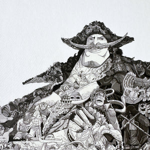 WHITEBEARD ROGER PREMIUM T-SHIRT (Art on back - Ship from Viet Nam) WHITEBEARD ROGER PREMIUM T-SHIRT (Art on back - Ship from Viet Nam)