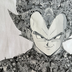 VEGETA WITH STORY PREMIUM T-SHIRT (Art on back - Ship from Viet Nam) VEGETA WITH STORY PREMIUM T-SHIRT (Art on back - Ship from Viet Nam)