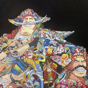 WHITEBEARD ROGER COLOR PREMIUM T-SHIRT (Art on back - Ship from Viet Nam) WHITEBEARD ROGER COLOR PREMIUM T-SHIRT (Art on back - Ship from Viet Nam)