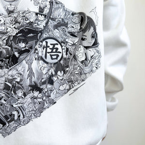 GOKU BLACK & WHITE HOODIE (Ship from Viet Nam) GOKU BLACK & WHITE HOODIE (Ship from Viet Nam)