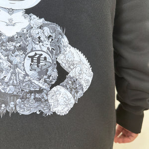 KID GOKU BLACK & WHITE HOODIE (Ship from Viet Nam) KID GOKU BLACK & WHITE HOODIE (Ship from Viet Nam)