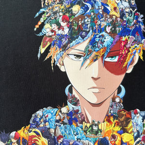 TODOROKI COLOR PREMIUM T-SHIRT (Art on back - Ship from Viet Nam) TODOROKI COLOR PREMIUM T-SHIRT (Art on back - Ship from Viet Nam)