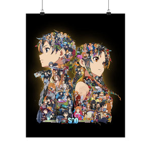 KIRITO ASUNA COLOR POSTER KIRITO ASUNA COLOR POSTER