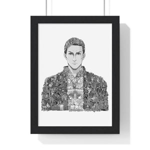 ERWIN BLACK & WHITE FRAMED POSTER ERWIN BLACK & WHITE FRAMED POSTER