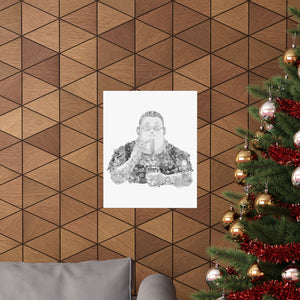 SAKAMOTO BLACK & WHITE POSTER SAKAMOTO BLACK & WHITE POSTER