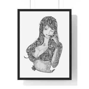NAMI BLACK & WHITE FRAMED POSTER NAMI BLACK & WHITE FRAMED POSTER