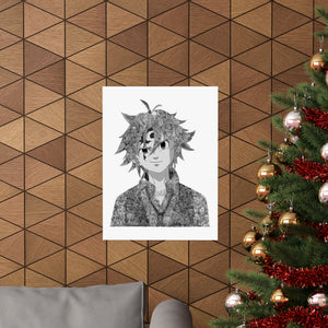 MELIODAS BLACK & WHITE POSTER MELIODAS BLACK & WHITE POSTER