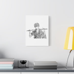 GINTOKI BLACK & WHITE CANVAS GINTOKI BLACK & WHITE CANVAS