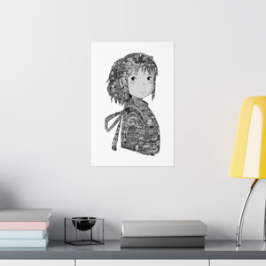 CHIHIRO BLACK & WHITE POSTER CHIHIRO BLACK & WHITE POSTER