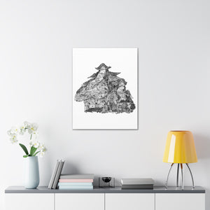 WHITEBEARD ROGER BLACK & WHITE CANVAS WHITEBEARD ROGER BLACK & WHITE CANVAS