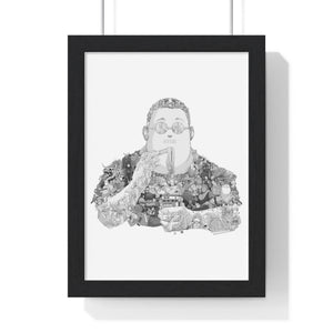 SAKAMOTO BLACK & WHITE FRAMED POSTER SAKAMOTO BLACK & WHITE FRAMED POSTER