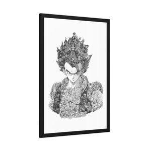 GOGETA BLACK & WHITE FRAMED POSTER GOGETA BLACK & WHITE FRAMED POSTER