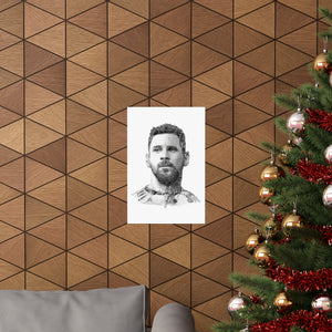 MESSI 2023 BLACK & WHITE POSTER MESSI 2023 BLACK & WHITE POSTER