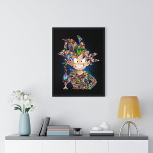 KID GOKU COLOR FRAMED POSTER KID GOKU COLOR FRAMED POSTER