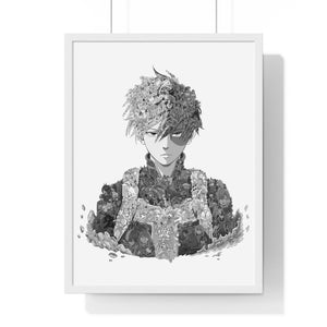 TODOROKI BLACK & WHITE FRAMED POSTER TODOROKI BLACK & WHITE FRAMED POSTER