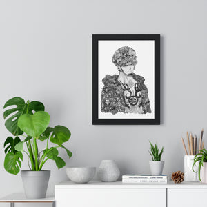 TRAFALGAR LAW BLACK & WHITE FRAMED POSTER TRAFALGAR LAW BLACK & WHITE FRAMED POSTER