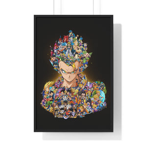 GOGETA COLOR FRAMED POSTER GOGETA COLOR FRAMED POSTER