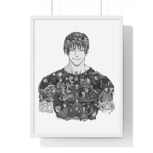 TOJI BLACK & WHITE FRAMED POSTER TOJI BLACK & WHITE FRAMED POSTER