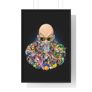 MASTER ROSHI COLOR FRAMED POSTER MASTER ROSHI COLOR FRAMED POSTER