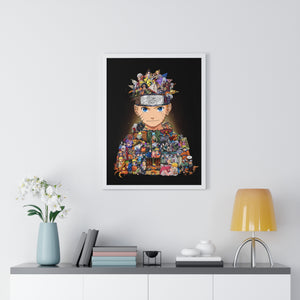 KID NARUTO COLOR FRAMED POSTER KID NARUTO COLOR FRAMED POSTER