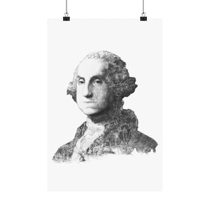 GEORGE WASHINGTON BLACK & WHITE POSTER GEORGE WASHINGTON BLACK & WHITE POSTER