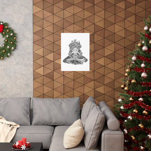 LUFFY GEAR 5 BLACK & WHITE POSTER LUFFY GEAR 5 BLACK & WHITE POSTER