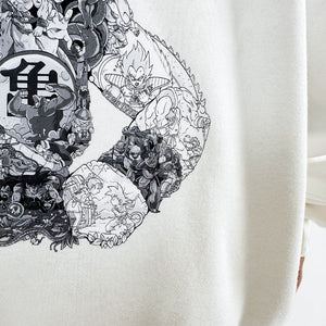 KID GOKU BLACK & WHITE HOODIE (Ship from Viet Nam) KID GOKU BLACK & WHITE HOODIE (Ship from Viet Nam)