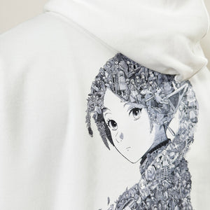 FRIEREN BLACK & WHITE HOODIE (Ship from Viet Nam) FRIEREN BLACK & WHITE HOODIE (Ship from Viet Nam)