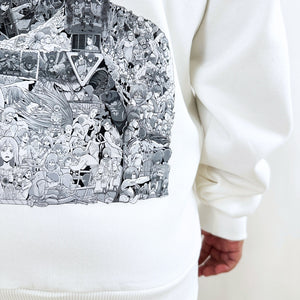 MIKASA BLACK & WHITE HOODIE (Ship from Viet Nam) MIKASA BLACK & WHITE HOODIE (Ship from Viet Nam)