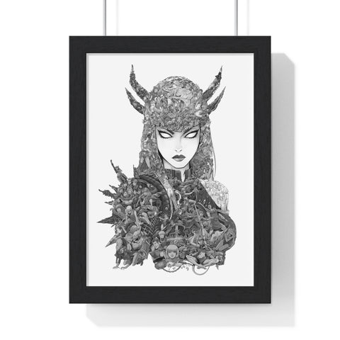 MAGIK BLACK & WHITE FRAMED POSTER MAGIK BLACK & WHITE FRAMED POSTER