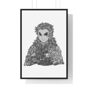 RENGOKU BLACK & WHITE FRAMED POSTER RENGOKU BLACK & WHITE FRAMED POSTER