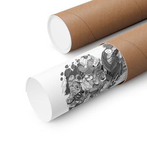 GOKU SSJ4 BLACK & WHITE POSTER GOKU SSJ4 BLACK & WHITE POSTER