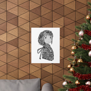 CHIHIRO BLACK & WHITE POSTER CHIHIRO BLACK & WHITE POSTER