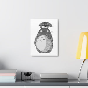 TOTORO BLACK & WHITE CANVAS TOTORO BLACK & WHITE CANVAS