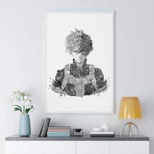 TODOROKI BLACK & WHITE FRAMED POSTER TODOROKI BLACK & WHITE FRAMED POSTER